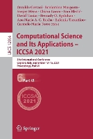 Book Cover for Computational Science and Its Applications – ICCSA 2021 by Osvaldo Gervasi