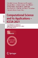 Book Cover for Computational Science and Its Applications – ICCSA 2021 by Osvaldo Gervasi