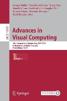 Book Cover for Advances in Visual Computing by George Bebis
