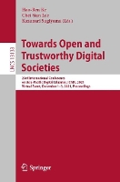 Book Cover for Towards Open and Trustworthy Digital Societies by Hao-Ren Ke