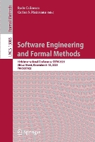 Book Cover for Software Engineering and Formal Methods by Radu Calinescu