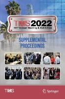 Book Cover for TMS 2022 151st Annual Meeting & Exhibition Supplemental Proceedings by Metals  Materials Society The Minerals