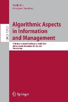 Book Cover for Algorithmic Aspects in Information and Management by Weili Wu