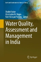 Book Cover for Water Quality, Assessment and Management in India by Shalini Yadav