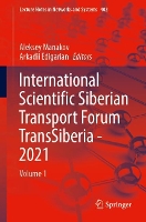 Book Cover for International Scientific Siberian Transport Forum TransSiberia - 2021 by Aleksey Manakov