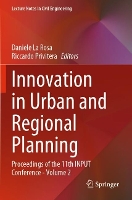 Book Cover for Innovation in Urban and Regional Planning by Daniele La Rosa