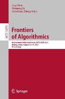 Book Cover for Frontiers of Algorithmics by Jing Chen