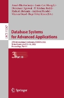 Book Cover for Database Systems for Advanced Applications by Arnab Bhattacharya