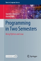 Book Cover for Programming in Two Semesters by Quentin Charatan, Aaron Kans