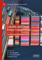 Book Cover for Canada and Great Power Competition by David Carment