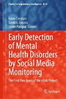 Book Cover for Early Detection of Mental Health Disorders by Social Media Monitoring by Fabio Crestani