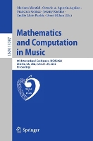 Book Cover for Mathematics and Computation in Music by Mariana Montiel