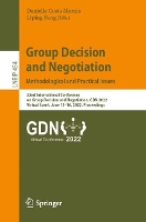 Book Cover for Group Decision and Negotiation: Methodological and Practical Issues by Danielle Costa Morais