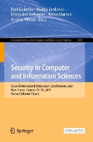 Book Cover for Security in Computer and Information Sciences by Erol Gelenbe