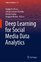 Book Cover for Deep Learning for Social Media Data Analytics by TzungPei Hong