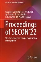 Book Cover for Proceedings of SECON'22 by Giuseppe Carlo Marano