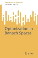 Book Cover for Optimization in Banach Spaces by Alexander J. Zaslavski