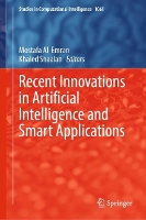 Book Cover for Recent Innovations in Artificial Intelligence and Smart Applications by Mostafa AlEmran