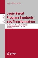 Book Cover for Logic-Based Program Synthesis and Transformation by Alicia Villanueva