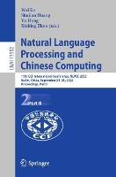 Book Cover for Natural Language Processing and Chinese Computing by Wei Lu