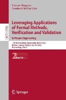 Book Cover for Leveraging Applications of Formal Methods, Verification and Validation. Software Engineering by Tiziana Margaria