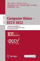 Book Cover for Computer Vision – ECCV 2022 by Shai Avidan