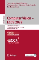 Book Cover for Computer Vision – ECCV 2022 by Shai Avidan