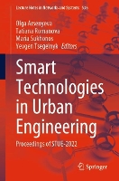 Book Cover for Smart Technologies in Urban Engineering by Olga Arsenyeva