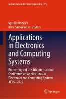 Book Cover for Applications in Electronics and Computing Systems by Igor Dantsevich