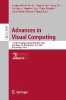 Book Cover for Advances in Visual Computing by George Bebis