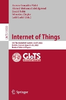 Book Cover for Internet of Things by Aurora González-Vidal
