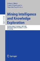 Book Cover for Mining Intelligence and Knowledge Exploration by Richard Chbeir