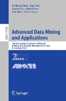 Book Cover for Advanced Data Mining and Applications by Weitong Chen