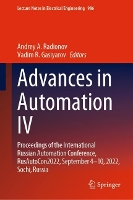 Book Cover for Advances in Automation IV by Andrey A Radionov