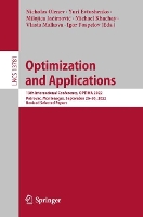 Book Cover for Optimization and Applications by Nicholas Olenev