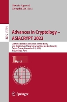 Book Cover for Advances in Cryptology – ASIACRYPT 2022 by Shweta Agrawal