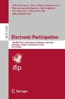 Book Cover for Electronic Participation by Robert Krimmer