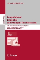 Book Cover for Computational Linguistics and Intelligent Text Processing by Alexander Gelbukh