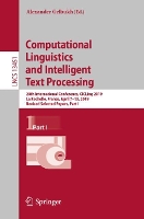 Book Cover for Computational Linguistics and Intelligent Text Processing by Alexander Gelbukh