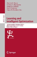 Book Cover for Learning and Intelligent Optimization by Dimitris E. Simos