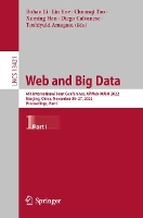 Book Cover for Web and Big Data by Bohan Li