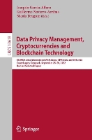 Book Cover for Data Privacy Management, Cryptocurrencies and Blockchain Technology by Joaquin Garcia-Alfaro