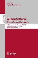 Book Cover for Verified Software. Theories, Tools and Experiments. by Akash Lal