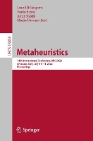 Book Cover for Metaheuristics by Luca Di Gaspero