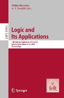 Book Cover for Logic and Its Applications by Mohua Banerjee