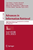 Book Cover for Advances in Information Retrieval by Jaap Kamps