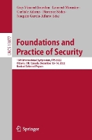 Book Cover for Foundations and Practice of Security by Guy-Vincent Jourdan