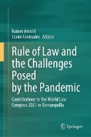 Book Cover for Rule of Law and the Challenges Posed by the Pandemic by Rainer Arnold