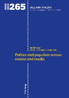 Book Cover for Politics and populism across modes and media by Ruth Breeze