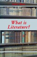 Book Cover for What is Literature? by Arthur Gibson